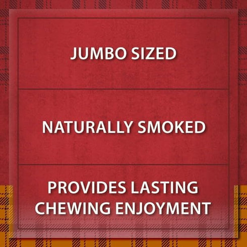 FYNORI (Pack 3) 1 Count, 14.38 Oz, of Natural Jumbo Pork Femur Chew for Dogs, Naturally Smoked, Long-Lasting Chewing