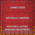 FYNORI (Pack 3) 1 Count, 14.38 Oz, of Natural Jumbo Pork Femur Chew for Dogs, Naturally Smoked, Long-Lasting Chewing