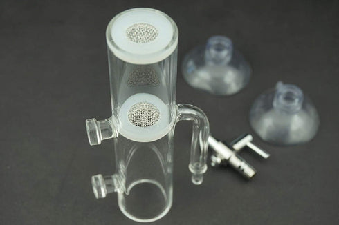 AUXPhome 20mm, Aquarium Crystal Cherry Red Shrimp Egg Incubator Tumbler, Glass, Shrimp Hatchery, Mouth-Brooding
