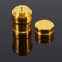Golden Mini Alcohol Lamp Case Portable Travel Camping Metal Stoves Tools for Hiking Backpacking