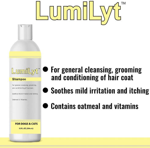 LumiLyt Shampoo - 12 fl oz - General Cleansing, Grooming & Conditioning for Cats & Dogs