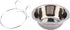 Hanging Pet Bowl: Stainless Steel Dog Crate Bowl for Food and Water with Hook for Dogs and Cats in Cage