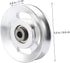 YARNOW 4pcs Aluminum Alloy Pulley Exercise Wheel, Cable Pulley Attachments for Home Gym Replacement Parts