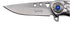 Snake Eye Tactical 7" Cupid Heart Ladies Pocket Knife with LOVE Pocket Clip Included, Silver