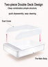 Tfwadmx Pet Small Rabbit Litter Box Toilet, Bunny Rectangle Potty Trainer, Corner Litter Box Pet Pan for Small