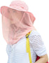 Mosquito Head Net Hat, Safari Sun Hat with Veil Mesh Protection