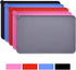 Guardians Silicone Dog Cat Bowl Mat, Non-Slip Pet Feeding Mat, Waterproof, Grey, 18.5"x11.8"