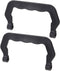 Zerodeko 10Pcs Portable Plastic Pet Cage Handles, Easy Install, Comfortable to Hold, Black