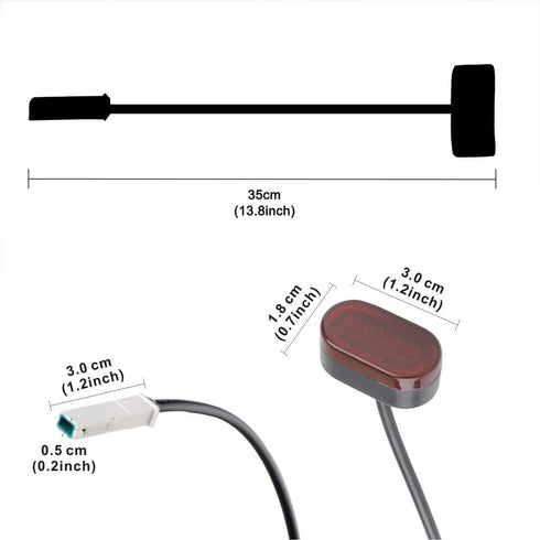 Rear Mudguard Fender Bracket - Replacement Accessory Support for Xiaomi 1S / M365 / Pro Scooter