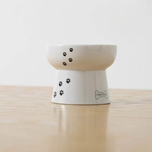 Necoichi Raised Dog Water Bowl - Elevated Non-slip Feeder for Dogs & Cats, Dishwasher Safe