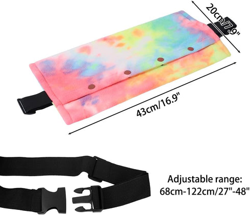 Adjustable Bearded Dragon Sling Carrier, Velvet Lizard Leash Harness for Outdoor Travel