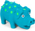 POPLAY 4" Squeaky Latex Grunting Pig Dog Toy, Small Blue Rubber Chew Gift for Dogs