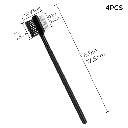 LUTER 4 Pcs Tear Stain Remover Comb - Double-Sided Multifunctional Dog Eye Comb Brush for Grooming