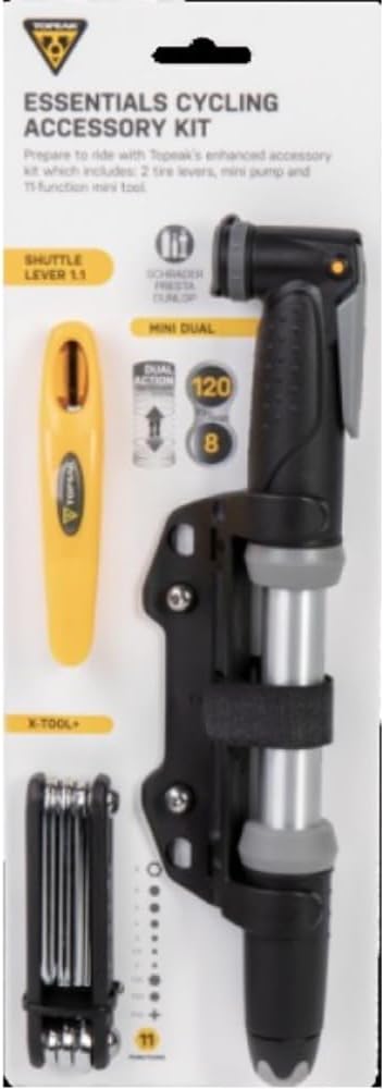 Topeak Unisex Adult Essentials Accessory Kits, Multi-Colour, One Size