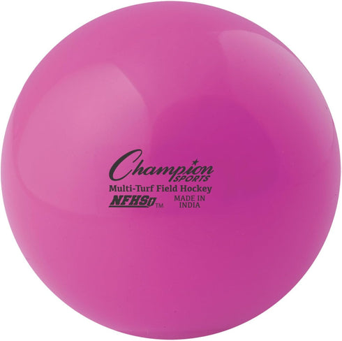 Champion Sports Field Hockey Balls NFHS Approved, High-Visibility Regulation Balls, 12-Pack