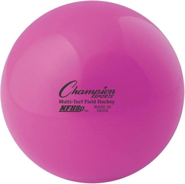 Champion Sports Field Hockey Balls NFHS Approved, High-Visibility Regulation Balls, 12-Pack