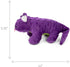 goDog Action Plush Lizard Animated Squeaky Dog Toy, Chew Guard Technology - Purple, One Size