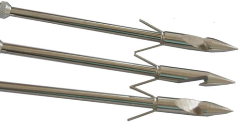 Stainless Steel Fish Hunting Arrows, Crossbow Fishing Arrows Pack of 6