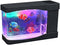 Playlearn Mini Aquarium Toy Fish Tank with Moving Fish – USB/Battery Powered – Fake Aquarium with 3 Fish
