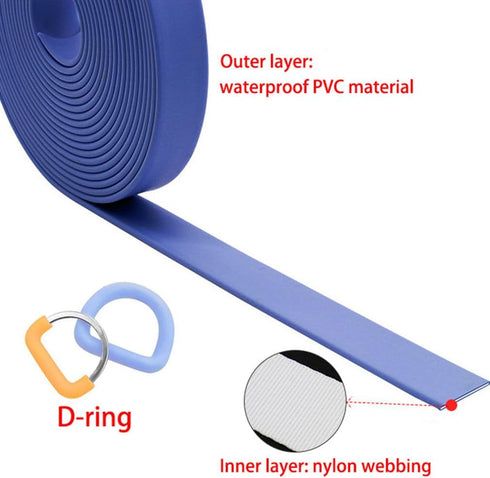 Silicone Dog Collar, Waterproof Adjustable PVC Rubber Collars with Quick Release Buckle for Small to Large Dogs