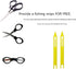 Fishing Net Repair Needle Kit: 9pcs Shuttles for Weaving and Sewing Fish Cast Net