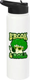 Funny Broccoli Brock and roll Pun Brock and roll Pun for a Vegan Food Lover Stainless Steel Insulated