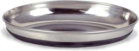 Our Pets Dish Oval Cat Rubber Bottom Pet Bowl (2 Pack)