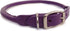 Rolled Dog Collar - Purple, Size 14
