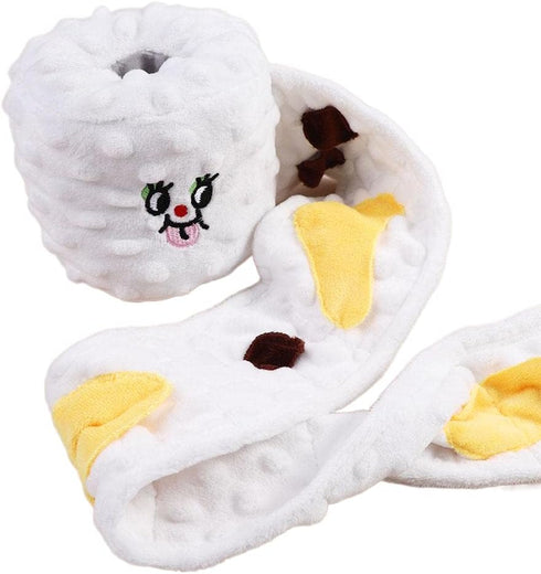 Toilet Paper Plush Toy Set, Interactive Chew Toy for Dogs, Simulation Tissue Roll Design for Puppies