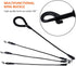 Three Dog Leash, Comfortable Double Dog Leash with Reflective, 360 Swivel No Tangle Training Leash for Large Medium