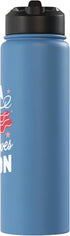 Bacon Meat Breakfast Bacons Bacon Just A Girl Who Loves Bacon Meat Stainless Steel Insulated Water Bottle