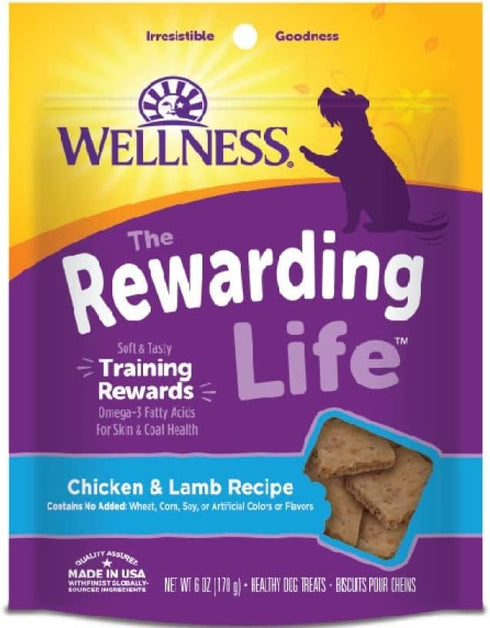 Wellness Wellbites Natural Grain Free Dog Treats - 6 oz, 5 Flavor Variety including Beef, Turkey, and Salmon