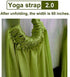 Yoga Fitness Stretching Strap, Adjustable Leg Stretcher for Back Bend Assist, Home Gym Equipment for Flexibility