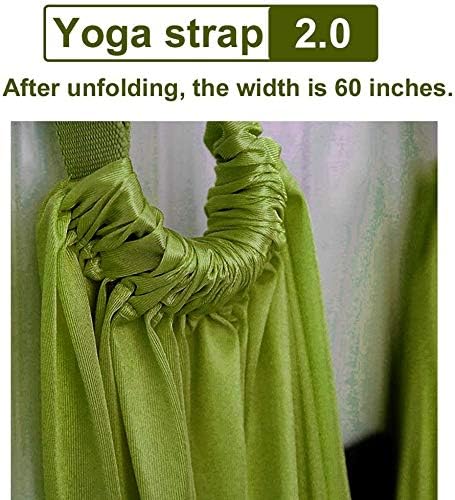 Yoga Fitness Stretching Strap Adjustable Leg Stretcher Trainer for Back Bend Assist - Improve Flexibility Home Gym