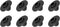 YOKIVE 8 Pcs Camping Chair Foot, Detachable Non-Slip Stool Feet Replacement Accessories,