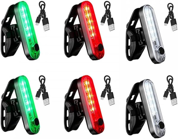LED Navigation Lights - 6PCS USB Charging Kayak Lights for Night Kayaking, Boat, Yacht, Canoe