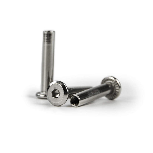 Zoofen 10 pcs Inline Skate Replacement Bearings, Skating Screws, OD 6mm Roller Blades Replacement Skate Wheel Axles
