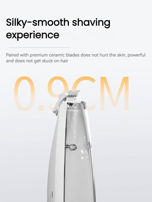 LYNNYUEN Trimmer, Trimmer Trimmers 2-Speed Dog Paw Low Noise Dog Paw Hair with LED Light & Vacuum Suction, Precision