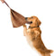 Lifeunion Durable Dog Tug Bite Toy with Handle for Training Tug of War (Brown)