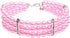 3 Rows Dog Cat Pearls Necklace Collar with Bling Accessories, Pet Puppy Jewelry for Female Dogs Cats Small Medium
