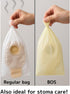 (90 Count, Pack 2) (180 BOS Amazing Odor Sealing Cat Waste Disposal Bags - Durable and Unscented [Size: M, Color: Light