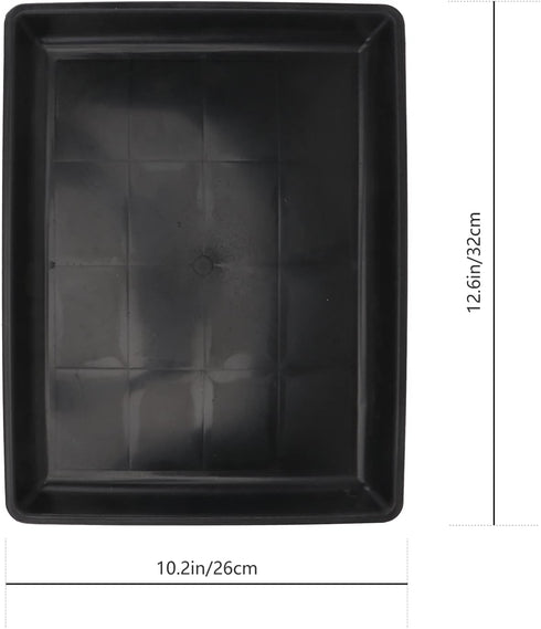 POPETPOP Dog Travel Crate Dog Cage Tray, Plastic Tray for Dog Crate, Replacement Pan Dog Crate Tray Rabbit Dropping Pan Dog Crate Bottom Tray for Puppy Kennel Rabbit Cage Dog Crates 34x26cm