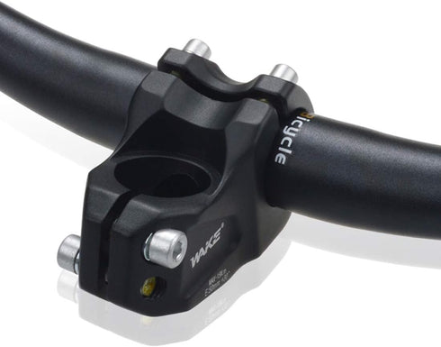 MTB Stem Mountain Bike Stem, 31.8mm, 50mm, 30 Degree Short Handlebar Stem for Fixed Gear, Road, and BMX Bikes