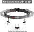 RJ-Sport Race Number Belt, Triathlon Race Bib Holder with 6 Energy Gel Loops for Running and Cycling