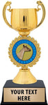 Dairy Goat Gold Cup Trophy, 6 1/2" Custom Dairy Goat Award Trophy,