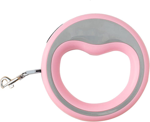 HEEPDD 2.5 Meter Retractable Dog Leash, 360° Walking Leash with One-Handed Brake Pause Lock for Small Medium Dogs ()