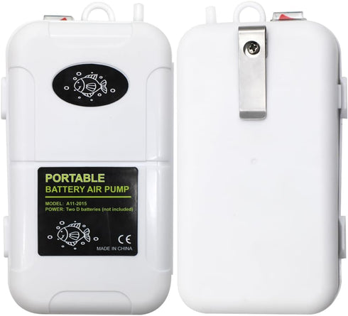 Portable Battery Air Pump for Fishing Trips, 6 Gallons Aeration Pump for Outdoor Use