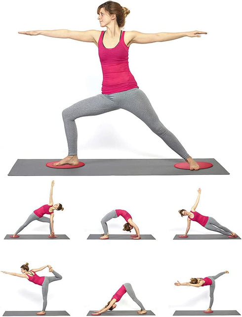 Sliders for Working Out, 4 Exercise Sliders, Dual Sided Disks for Core Strengthening, Fitness Equipment