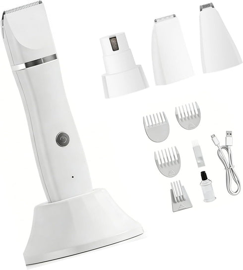 Rxgiasup 4 in 1 Animal Grooming Device Electric Hair Trimmer for Dogs with