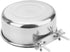 Wontee Stainless Steel Pet Food Water Bowl with Clamp Holder, 2 Packs Feeder for Dog, Bird, Parrot, Cat, Rabbit (L)